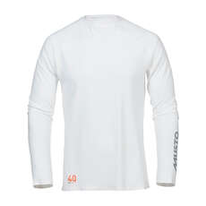 Lunga T-Shirt Manica Musto Quick Dry Prestazioni - Bianco Lunga T-Shirt Manica Musto Quick Dry Prestazioni - Bianco