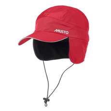 Musto Pile Foderato Impermeabile Cap Vela - Inverno Vela - Red Musto Pile Foderato Impermeabile Cap Vela - Inverno Vela - Red