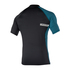 Mystic Crossfire Shortsleeve Rash Vest - Teal