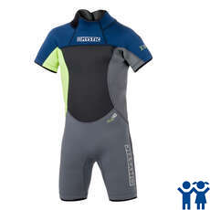 Muta Short Starlock Mystic Junior Star 3 / 2Mm Back-Zip - Blu Scuro