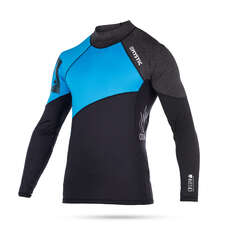 Mystic Kitesurf Crossfire Manica Lunga Rash Vest - Blu Mystic Kitesurf Crossfire Manica Lunga Rash Vest - Blu