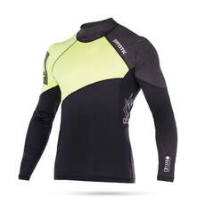 Mystic Kitesurf Crossfire Manica Lunga Rash Vest - Lime Mystic Kitesurf Crossfire Manica Lunga Rash Vest - Lime