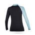 Mystic Womens Dutchess Manica Lunga Rash Vest - Menta