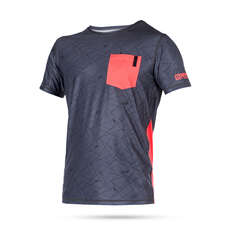 Mystic Kitesurf Len10 Manica Corta Quickdry Top - Rosso Mystic Kitesurf Len10 Manica Corta Quickdry Top - Rosso