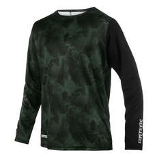 Top Mystic Majestic A Maniche Lunghe Quickdry - Olive Scure Top Mystic Majestic A Maniche Lunghe Quickdry - Olive Scure
