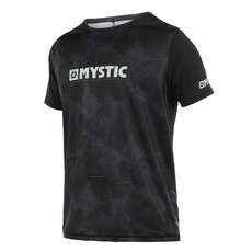 Mystic Majestic Short-Sleeve Loosefit Rash Vest - Nero Mystic Majestic Short-Sleeve Loosefit Rash Vest - Nero