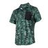 Mystic Shred Blouse Shortsleeve Quickdry - Verde Allover