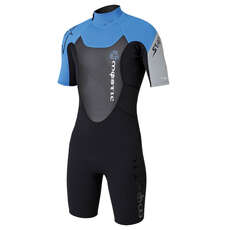 Mystic Star 3/2 Kitesurf Flatlock Shorty 2014 - Nero / Blu Mystic Star 3/2 Kitesurf Flatlock Shorty 2014 - Nero / Blu