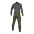 Muta Muta Mystic Star 5 / 3Mm Doppia Zip Frontale - Grigio Verde