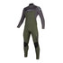 Muta Muta Mystic Star 5 / 3Mm Doppia Zip Frontale - Grigio Verde