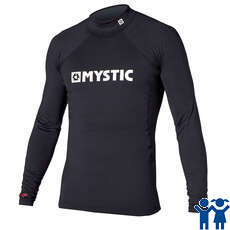 Mystic Stella Junior Long Sleeve Rashvest - Nero Mystic Stella Junior Long Sleeve Rashvest - Nero