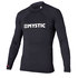 Mystic Stella Junior Long Sleeve Rashvest - Nero
