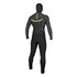 Muta Intera Muta Volt Zip 6/4 / 3Mm Con Cappuccio Mystic Voltt - Nera