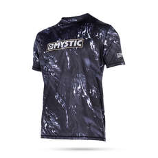 Mystic Pietra Manica Corta Loosefit Rash Vest - Nero