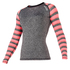 Mystic Women Dazzled Longsleeve Rash Vest - Corallo