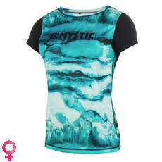 Mystic Womens Dazzled Short Sleeve Quickdry Top - Mint Mystic Womens Dazzled Short Sleeve Quickdry Top - Mint