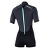 Mesh Marca Mystic Womens Brand 3 / 2Mm Bzip Flatlock Shorty - Nera