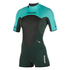 Mystic Womens Brand 3 / 2Mm Bzip Flatlock Shorty Muta - Teal