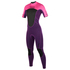 Muta Marca Mystic Womens Brand 3 / 2Mm Shortarm Back-Zip - Viola