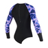 Mystic Womens Dazzled Longarm Lycra Rash Suit - Viola
