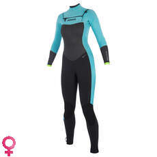 Muta Mystic Womens Dutchess 5 / 4Mm Double Front-Zip - Menta Muta Mystic Womens Dutchess 5 / 4Mm Double Front-Zip - Menta