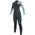 Muta Star Womens Star 5 / 4Mm Back-Zip - Teal