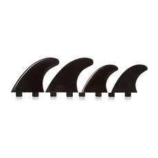 Basics Fcs Compatibile Quad Fins - Nero