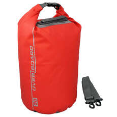 Overboard Impermeabile Sacchetto Del Tubo A Secco - 30 Ltr - Red