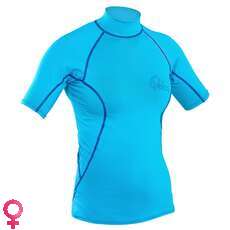 Palm Malalu Womens Shortsleeve - Aqua Palm Malalu Womens Shortsleeve - Aqua