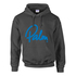 Felpa Con Cappuccio Palm Script - Grigio