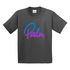 T-Shirt Palm Script - Grigio