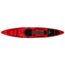 Wilderness Sistemi Thresher 140 Kayak Con Timone 2015 - Red