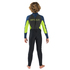 Muta Rip Turl Junior Omega 5 / 3Mm Con Zip Sul Retro - Lime