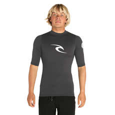 T-Shirt Surf Uv Manica Corta Rip Curl - Grigio Scuro T-Shirt Surf Uv Manica Corta Rip Curl - Grigio Scuro