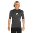 T-Shirt Surf Uv Manica Corta Rip Curl - Grigio Scuro