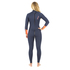 Muta Rip Turl Womens Dawn Patrol 4 / 3Mm Con Zip Posteriore - Blu Scuro