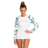 Rip Curl Womens Long Sleeve Cloud Break Relaxed Uv Tee - Bianco