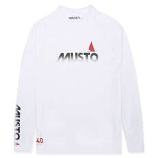 Musto Insignia Uv Fast Dry Rash Guard - Bianco
