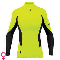 Zhik Womens Long Sleeve Spandex Top - Hi-Vis Zhik Womens Long Sleeve Spandex Top - Hi-Vis