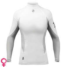 Zhik Womens Long Sleeve Spandex Top - Bianco Zhik Womens Long Sleeve Spandex Top - Bianco