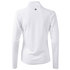 T-Shirt Manica Lunga Con Scollo A Zip Da Uomo Uv Tec Gill - Bianco Artico