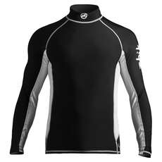 Zhik Mens Long Sleeve Spandex Rash Vest / Guardia - Nero Zhik Mens Long Sleeve Spandex Rash Vest / Guardia - Nero