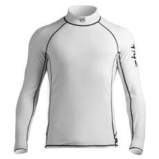 Zhik Mens Long Sleeve Spandex Rash Vest / Guardia - Crisp Bianco Zhik Mens Long Sleeve Spandex Rash Vest / Guardia - Crisp Bianco