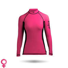 Zhik Womens Long Sleeve Spandex Rash Vest / Guardia - Rosa Zhik Womens Long Sleeve Spandex Rash Vest / Guardia - Rosa