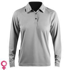 Zhik Womens Long Sleeve Zhikdry Sailing Polo - Frassino Zhik Womens Long Sleeve Zhikdry Sailing Polo - Frassino