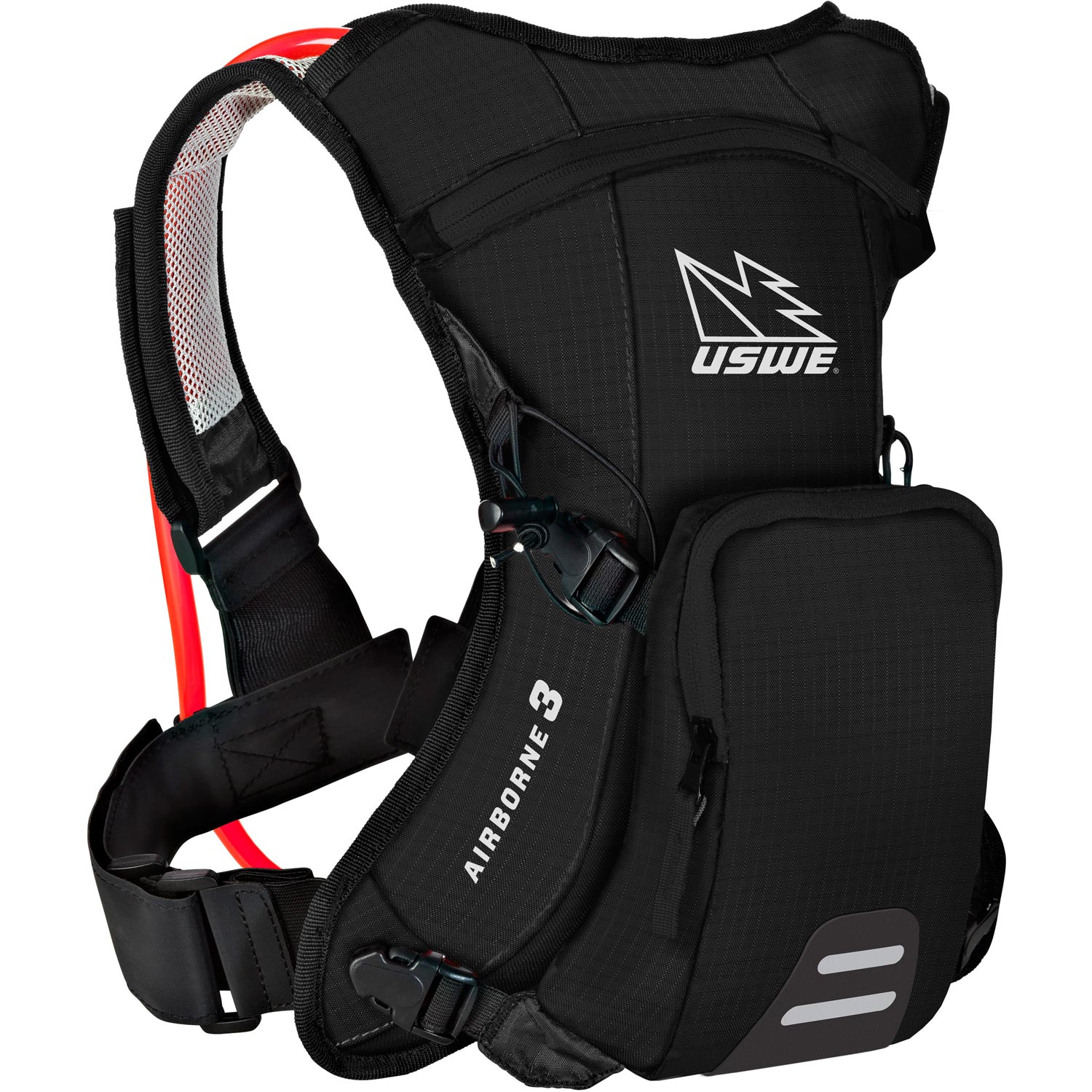 Uswe Airborne-3 Idratazione Pack Con Shape-Shift Vespa - Nero