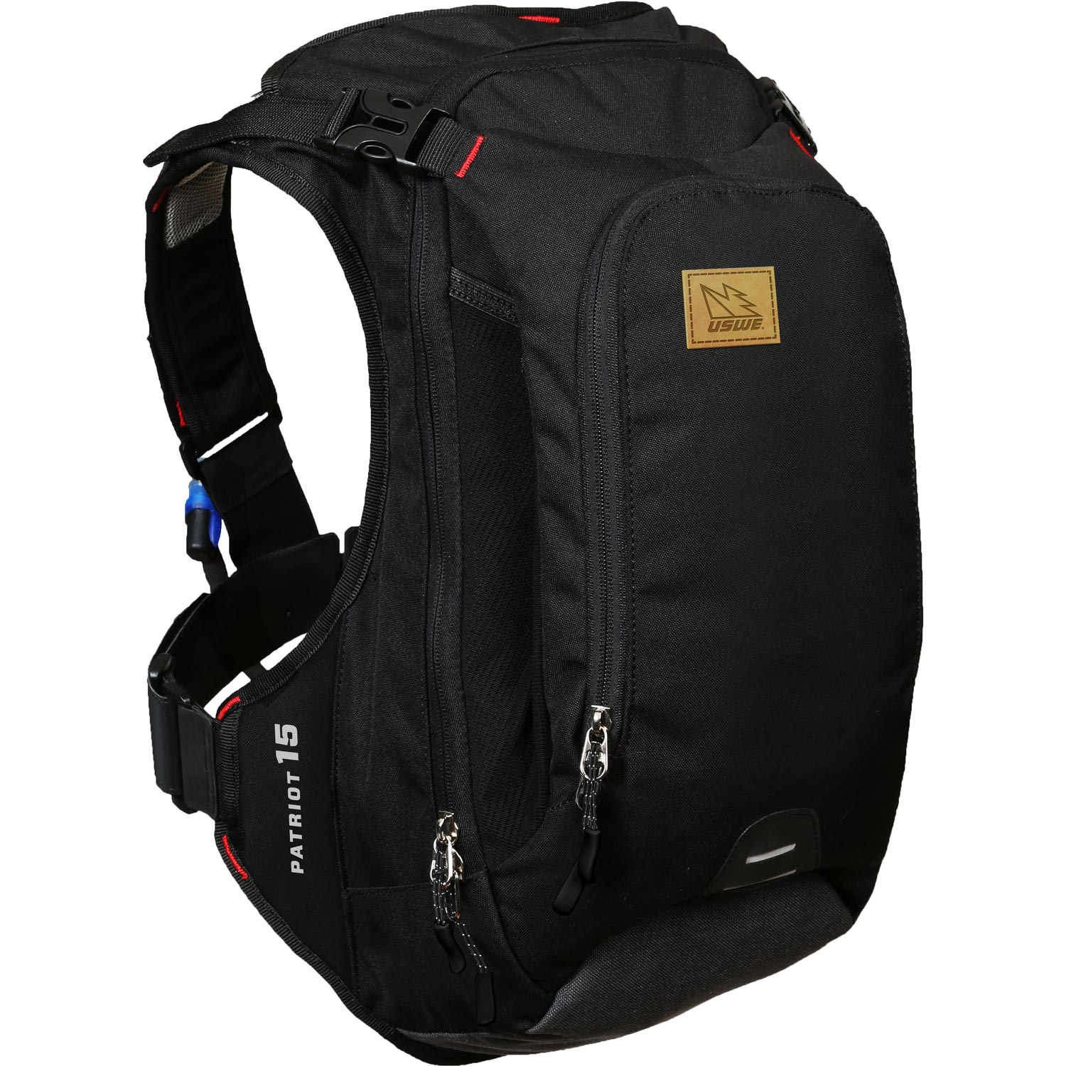Uswe Patriot 15 Cb Pack + Protezione Posteriore - Vulcano Black