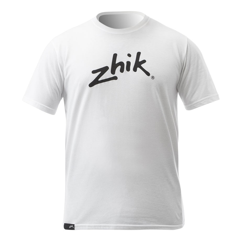 Zhik Juniors Classic Zhik Logo Poly-Cotton Tee - Bianco