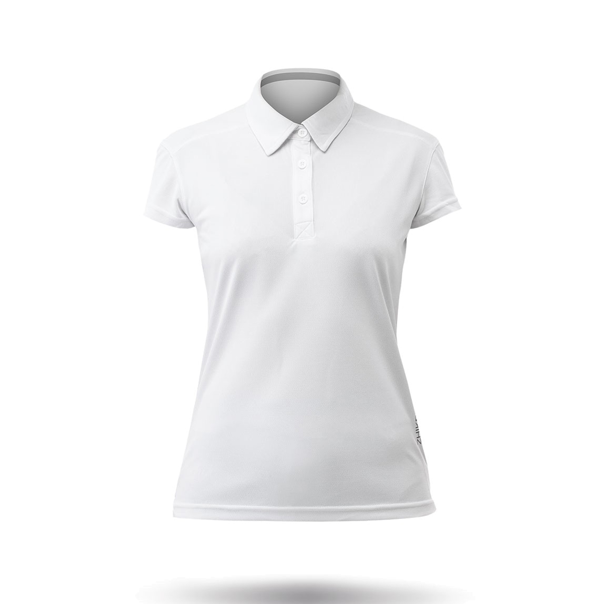 Zhik Womens Short Sleeve Zhikdry Lt Sailing Polo - Bianco